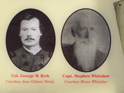 Union Colonel George W. Kirk and Confederate Captain Stephen Whitaker